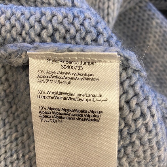 SOAKED in Luxury Anthropology  sweater color gray - Picture 5 of 5